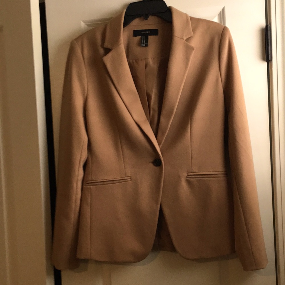 Forever 21 tan blazer